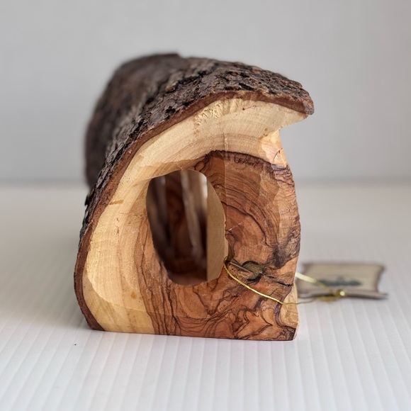 Nativity Scene with Olive Wood Bark Hand Made Christmas from Bethlehem - Picture 4 of 11